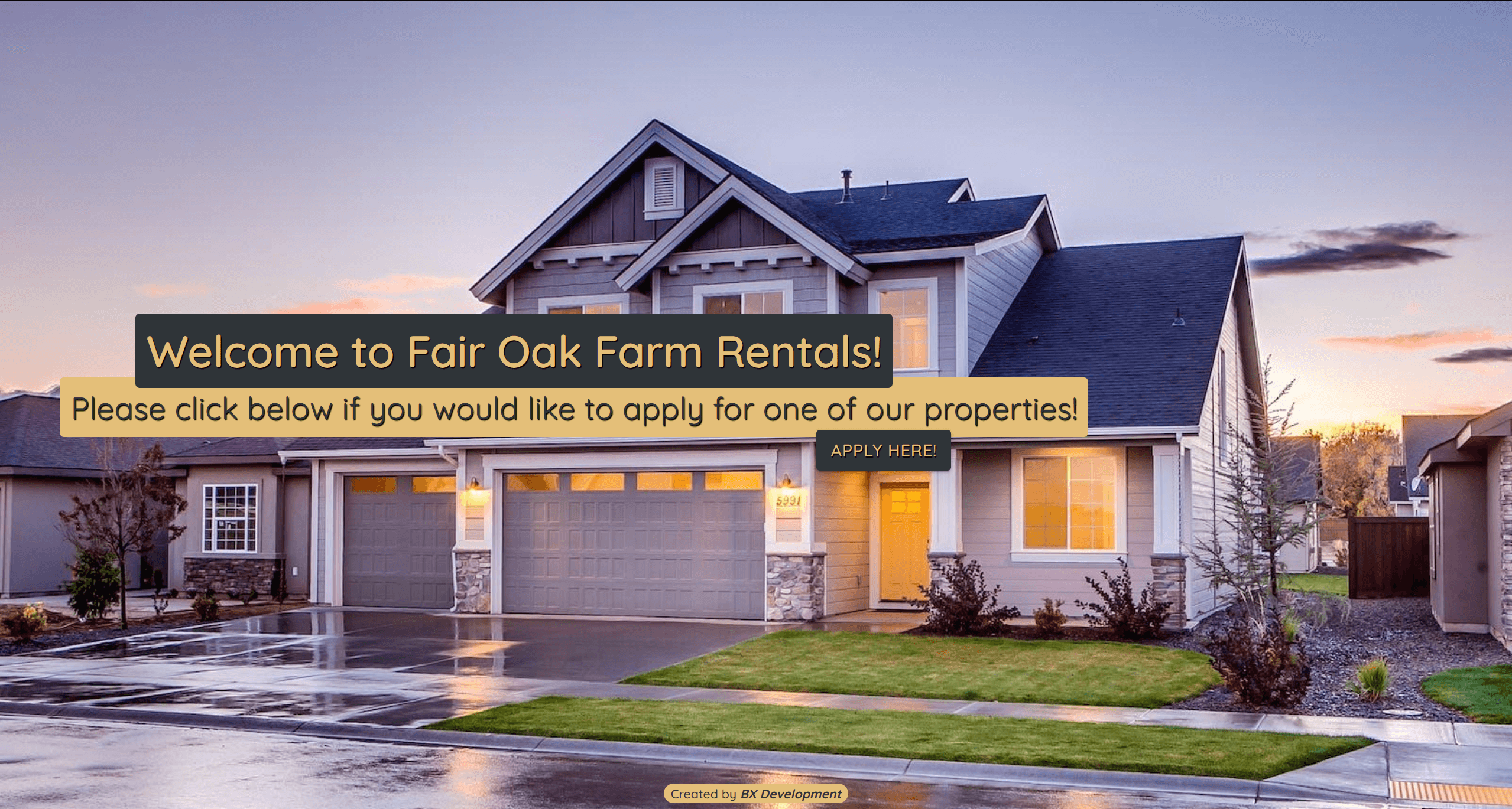 Fair Oak Farm Rentals